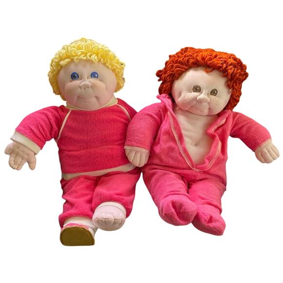 VTG Handmade Soft Sculpture Cabbage Patch Little People STYLE Fabric Doll Baby - Picture 15 of 15